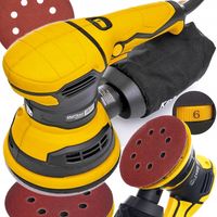 Szlifierka Oscylacyjna Mimośrodowa Drewna Metalu z Regulacją 125mm