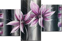 60 90CM OBRAZ 3 ELEM ZGRANY DUET ŚCIENNY DRUK PŁÓTNO