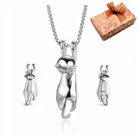 komplet biżuterii srebrnej 925 prezent Pudełko Walentynki