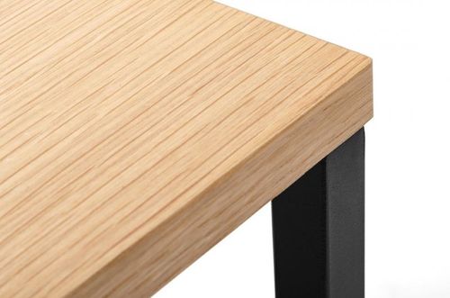 Stolik HEX dąb - MDF, metal na Arena.pl