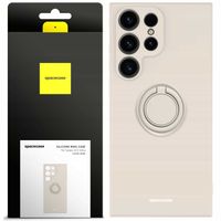 Spacecase Silicone Ring Galaxy S23 Ultra Bone