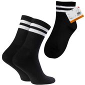 Skarpety bawełniane 3 pary 39-44 skarpetki sportowe damskie męskie czarny