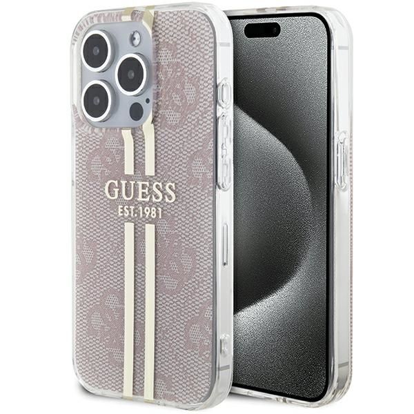 Etui Guess do iPhone 15 Pro, Różowy zdjęcie 1