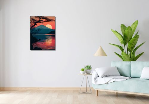 Obraz 50x70cm Góra Wieczorem na Arena.pl