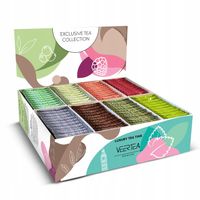 VEERTEA ZESTAW herbat 8 smaków 200 kopert kolorowy jasny