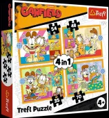 Puzzle 4w1 Trefl Garfield Trefl
