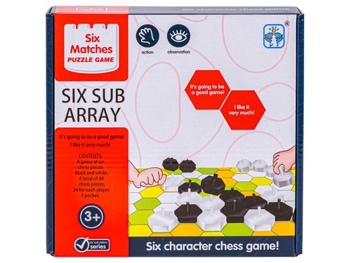Edukacyjna gra logiczna "Six Sub Array", Układanka Plaster miodu, Klocki na Arena.pl
