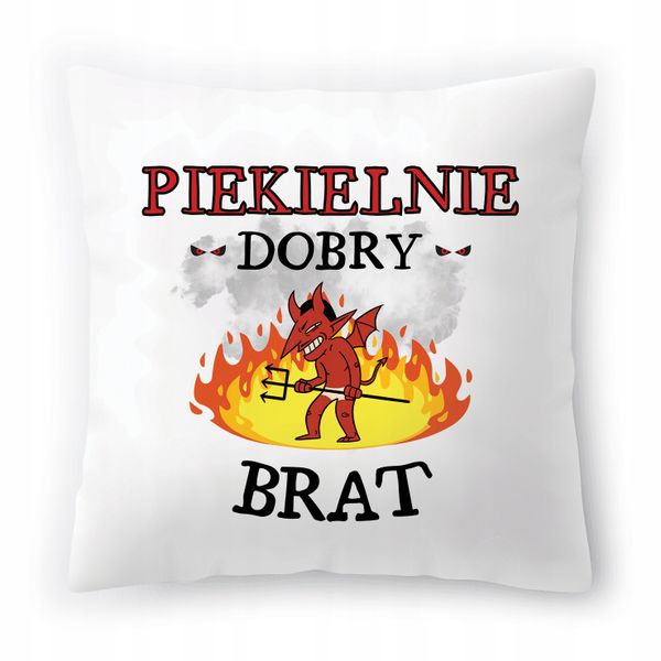 Poduszka Dla Brata Braciszka Na Urodziny Prezent Z Nadrukiem Ze Zdjęciem zdjęcie 1