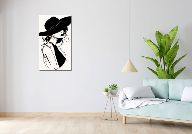 Obraz 50x90cm Uwikłana Elegancja zdjęcie 2