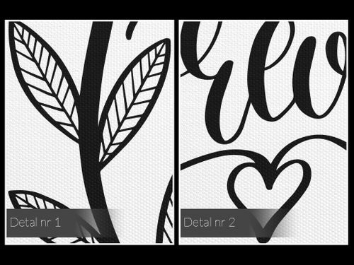 56820 Obraz na płótnie TOGETHER FOREVER - NAPIS na Arena.pl