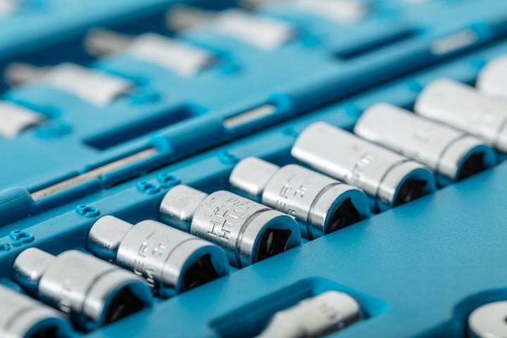 HOGERT ZESTAW KLUCZY NASADOWYCH 1/4" NASADKI BITY KLUCZE NASADOWE 46 szt. zdjęcie 6