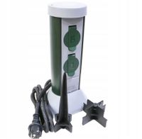 Gniazda ogrodowe na słupku 2x/u IP44 REV PCE