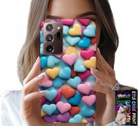 ETUI DO SAMSUNG NOTE 20 ULTRA - KOLOROWE SERCA MOŻLIWOŚĆ PERSONALIZACJI