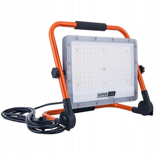 Halogen LED Budowlany 150W 16500lm Uchwyt Przenośny przewód 230V z na Arena.pl