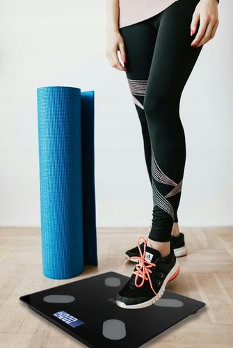 WAGA ŁAZIENKOWA 25w1 ANALITYCZNA SMART 180KG ELEKTRONICZNA IOS na Arena.pl