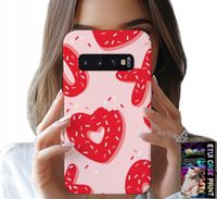 ETUI DO SAMSUNG GALAXY S10 - KOBIECE, MODNE WZORY XOXO SERCE + FOLIA
