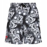 Szorty kąpielowe dziecięce Speedo Print Leisure 17" black/white 116 cm
