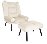 FOTEL TOKIO ROZKŁADANY Z PODNÓŻKIEM N. CZARNA MG50