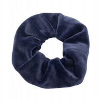 Gumka do włosów scrunchies welur granatowy MF23450-150