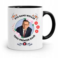 Kubek Czarny Politycy Premier Mateusz Morawiecki