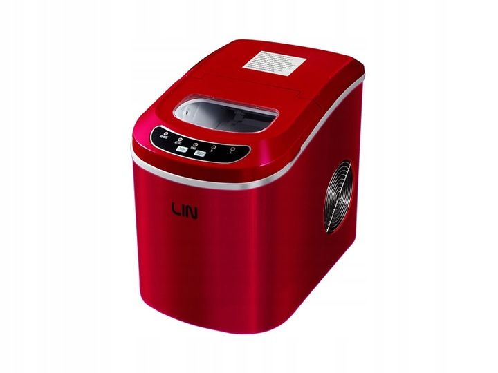 Kostkarka do lodu LIN Ice PRO-R12 Czerwony zdjęcie 1