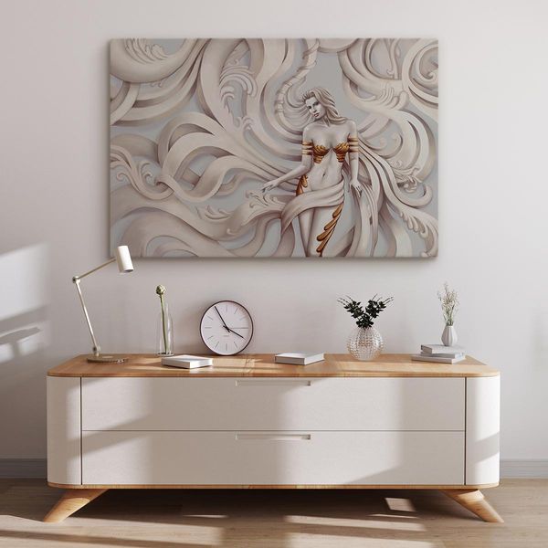 Obraz Canvas Do Salonu Piękna Grecka MEDUZA Portret Bogini 40cm x 30cm zdjęcie 8