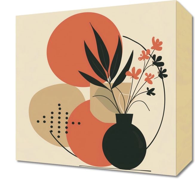 Obraz 30x30cm Wazon z Kwiatami zdjęcie 1