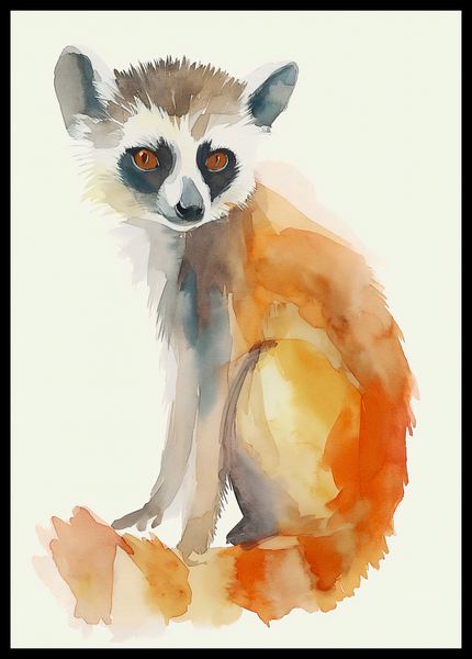 Plakat 42x59,4cm Lemurek zdjęcie 2