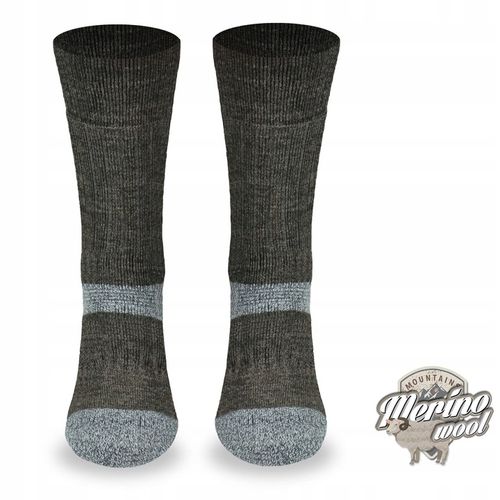 Grube zimowe skarpety trekingowe TRE9 – 80% merino na Arena.pl