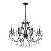 Aurora zwis 8*40W E14 czarny