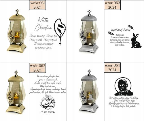 ZNICZ z różą GRAWER KAPLICZKA personalizowany napis dedykacja DLA BRATA na Arena.pl