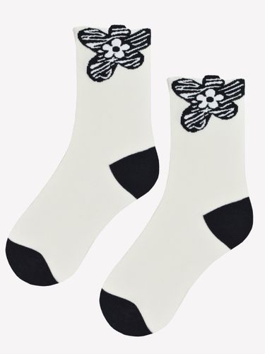 SKARPETY DZIEWCZĘCE SB048 35-38 czarny/serce na Arena.pl