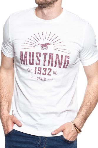 MUSTANG Basic Print Tee CLOUD DANCER 1007533 2020 M na Arena.pl