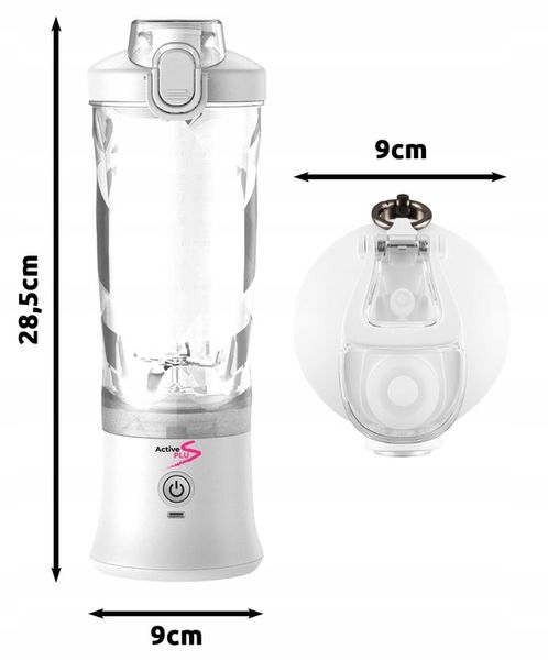 Oryginalny Blender ActivePlus Bezprzewodowy 600ML NA PREZENT zdjęcie 8