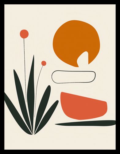 Plakat 50x65cm Abstrakcyjny Zen na Arena.pl