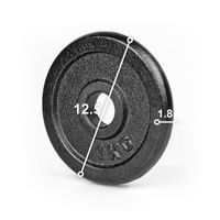 obciążenie żeliwne 1kg krążek talerz otwór 26mm