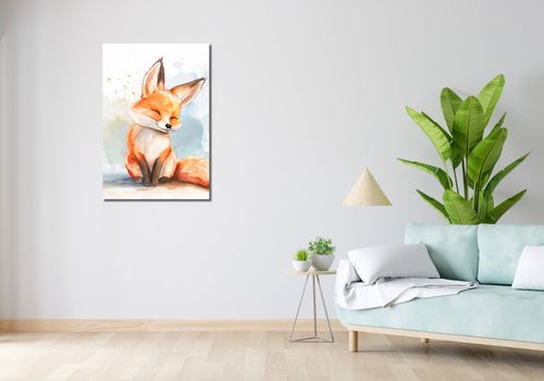 Obraz 60x90cm Zadowolony Lisek na Arena.pl