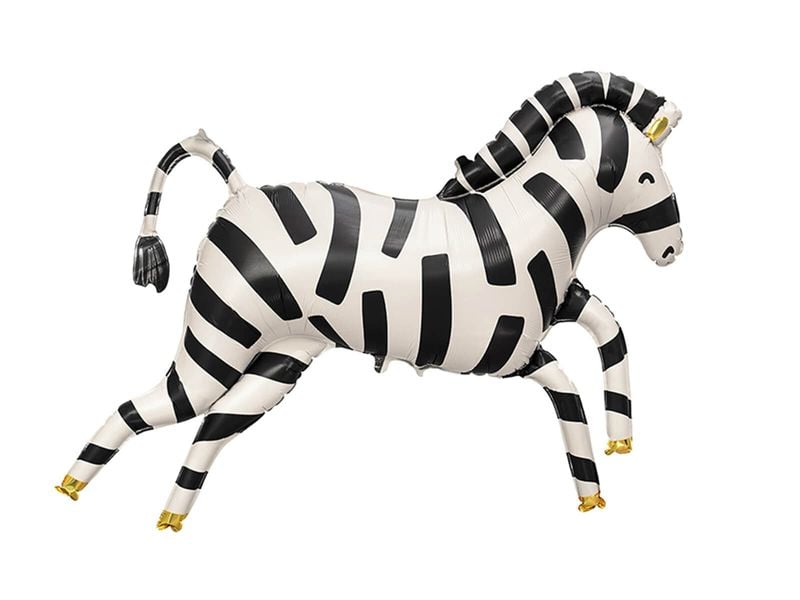 Balon foliowy Zebra, 115 x 85 cm zdjęcie 1