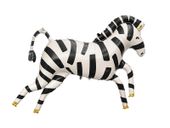 Balon foliowy Zebra, 115 x 85 cm
