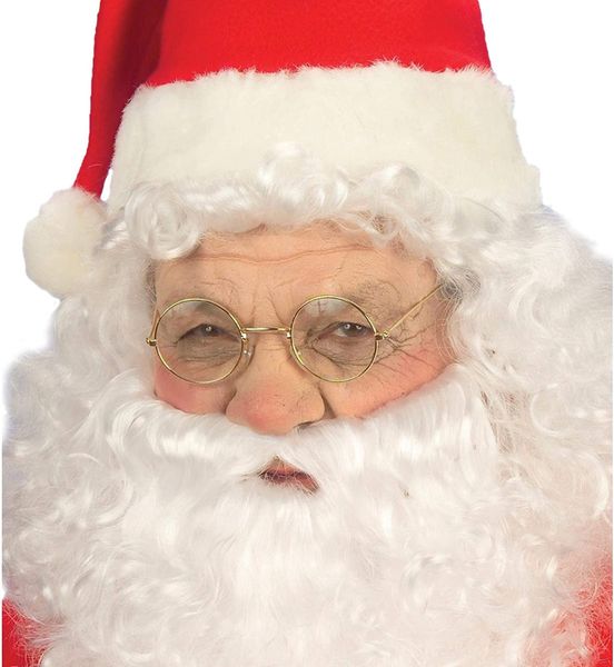 OKULARY Do STROJU ŚWIĘTEGO MIKOŁAJA OKRĄGŁE ŚWIĄTECZNE PRZEBRANIE ZERÓWKI zdjęcie 10