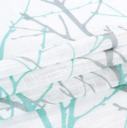 Zasłony z oczkami półprzezroczyste 127x175cm drzew na Arena.pl