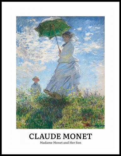Plakat 60x80cm Design Madame Monet, Monet Vintage do Salonu na Arena.pl
