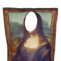 KOSTIUM NA IMPREZĘ PRZEBRANIE OBRAZ MONA LISA