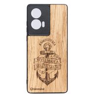 Drewniane Etui Bewood do Motorola Edge 50 Fusion KOTWICA DĄB