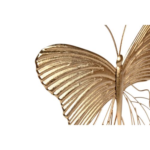 Dekoracja ścienna Home ESPRIT Złoty Motyl 36 x 3 x 26 cm (4 Sztuk) na Arena.pl