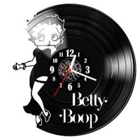Zegar ścienny z płyty winylowej Betty Boop 1127.14