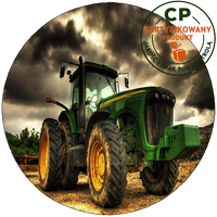 Opłatek na tort Traktor - Ciągnik