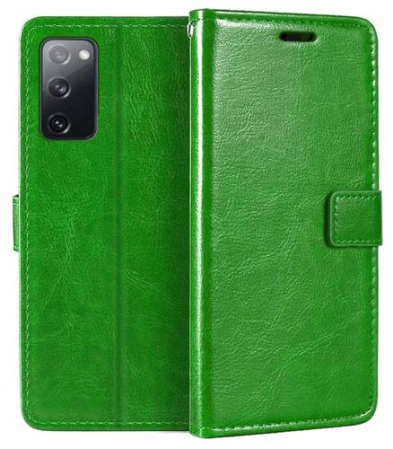 Etui Portfel Skórzany do SAMSUNG GALAXY S20 FE / S20 FE 5G +Szkło Hartowane na Arena.pl