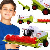 ZABAWKI DLA DZIECI KOMBAJN ROLNICZY MASZYNY DO ZBOŻA RUCHOME ELEMENTY