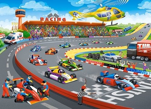 Castor Puzzle 100 elementów - Wyścig Formuły na Arena.pl